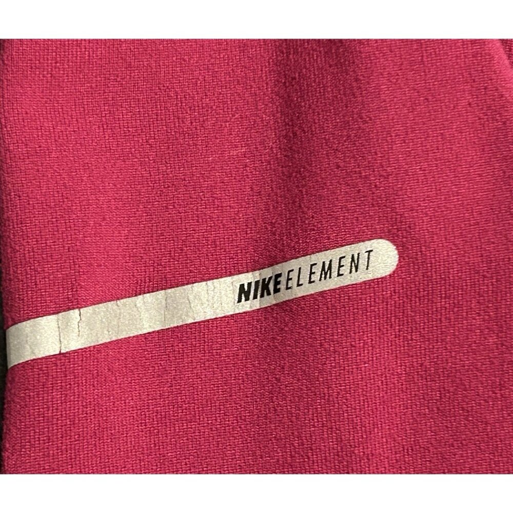 Nike Women’s Fuchsia Running Dri-Fit Sz M 1/4 Zip Lightweight Pullover Jacket - Picture 3 of 10